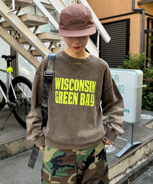 【セール】【UNISEX】アシッドウォッシュ加工スウェット（スウェット）｜CIAOPANIC TYPY（チャオパニックティピー）