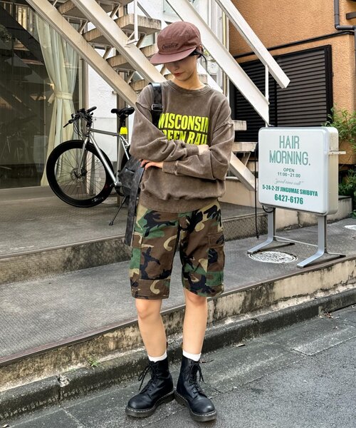 【セール】【UNISEX】アシッドウォッシュ加工スウェット（スウェット）｜CIAOPANIC TYPY（チャオパニックティピー）