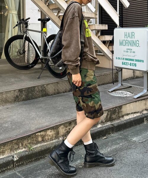 【セール】【UNISEX】アシッドウォッシュ加工スウェット（スウェット）｜CIAOPANIC TYPY（チャオパニックティピー）