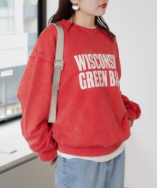 【セール】【UNISEX】アシッドウォッシュ加工スウェット（スウェット）｜CIAOPANIC TYPY（チャオパニックティピー）