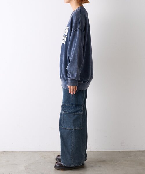 【セール】【UNISEX】アシッドウォッシュ加工スウェット（スウェット）｜CIAOPANIC TYPY（チャオパニックティピー）