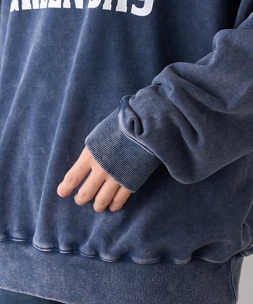 【セール】【UNISEX】アシッドウォッシュ加工スウェット（スウェット）｜CIAOPANIC TYPY（チャオパニックティピー）