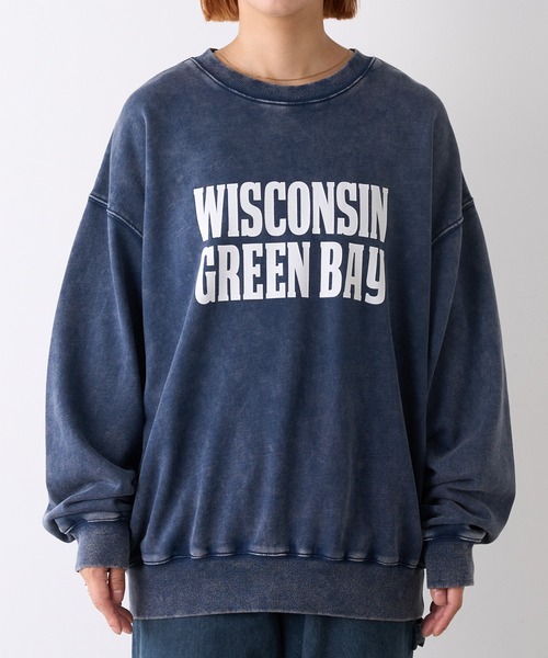 【セール】【UNISEX】アシッドウォッシュ加工スウェット（スウェット）｜CIAOPANIC TYPY（チャオパニックティピー）