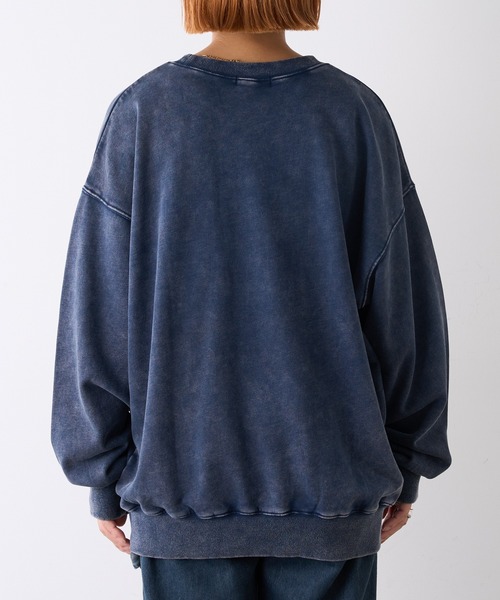 【セール】【UNISEX】アシッドウォッシュ加工スウェット（スウェット）｜CIAOPANIC TYPY（チャオパニックティピー）