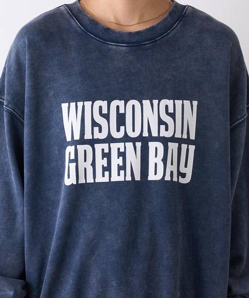 【セール】【UNISEX】アシッドウォッシュ加工スウェット（スウェット）｜CIAOPANIC TYPY（チャオパニックティピー）