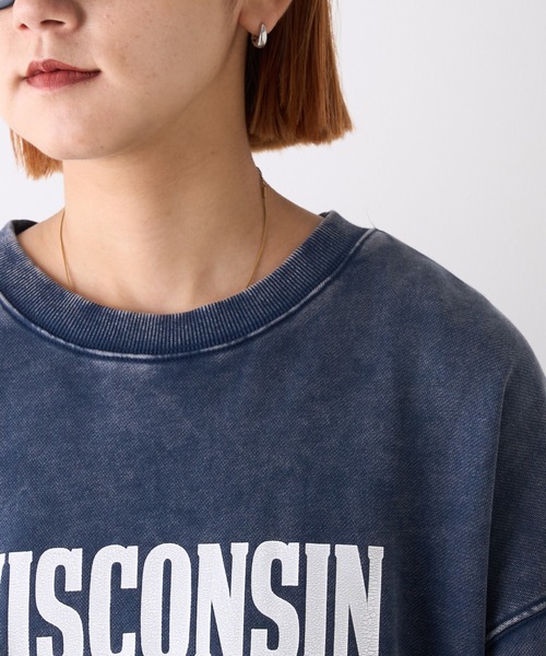 【セール】【UNISEX】アシッドウォッシュ加工スウェット（スウェット）｜CIAOPANIC TYPY（チャオパニックティピー）