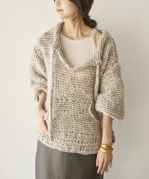 ENRICA/エンリカ DRAWSTRING プルオーバー
