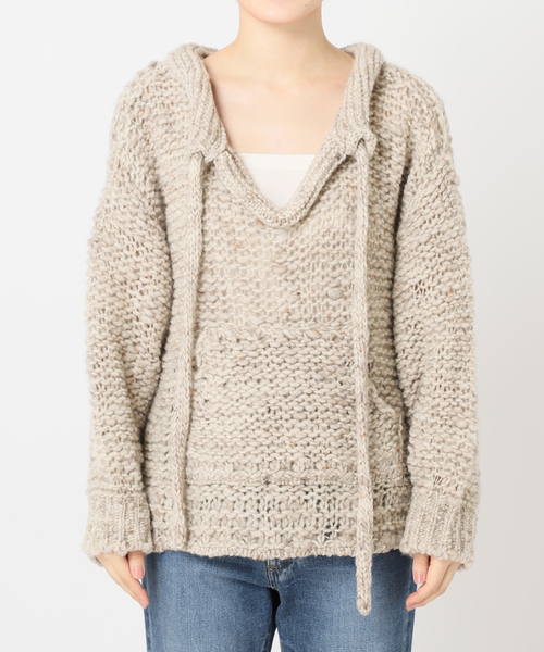 enrica（エンリカ）の「ENRICA/エンリカ DRAWSTRING プルオーバー（ニット/セーター・レディース・ブラック/モカ・FREE）」の19枚目の写真