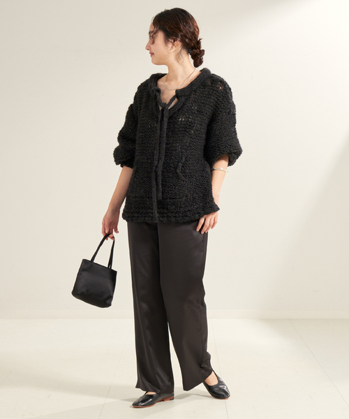 ENRICA/エンリカ TUNIC ニット 楽天市場】enrica エンリカ 和紙 ブレンド メッシュ セーラー