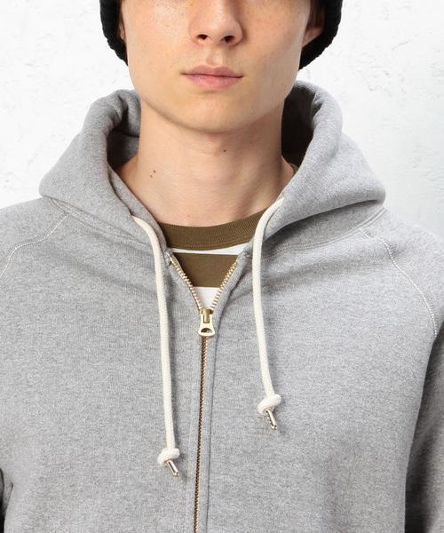 green label relaxing（グリーンレーベルリラクシング）の「STD GLR ツリウラケ ZIP PKA（パーカー・メンズ・グレー/ネイビー・MEDIUM/LARGE/X-LARGE/SMALL）」の7枚目の写真