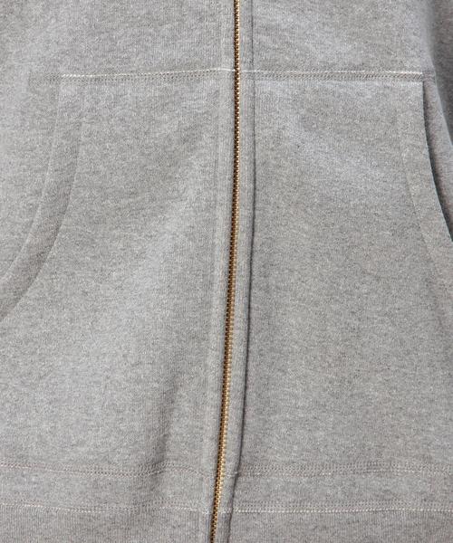 green label relaxing（グリーンレーベルリラクシング）の「STD GLR ツリウラケ ZIP PKA（パーカー・メンズ・グレー/ネイビー・MEDIUM/LARGE/X-LARGE/SMALL）」の10枚目の写真