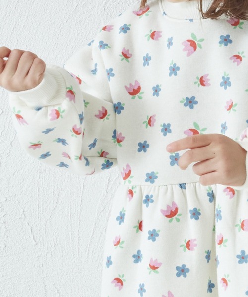 pairmanon(ペアマノン)の「裏起毛 ペプラム プルオーバー(スウェット・キッズ・グリーン系その他/ブラック系その他/ブルー/ピンク/ホワイト系その他/ブラック/パープル・90/100/110/120/130/140/150)」の8枚目の写真