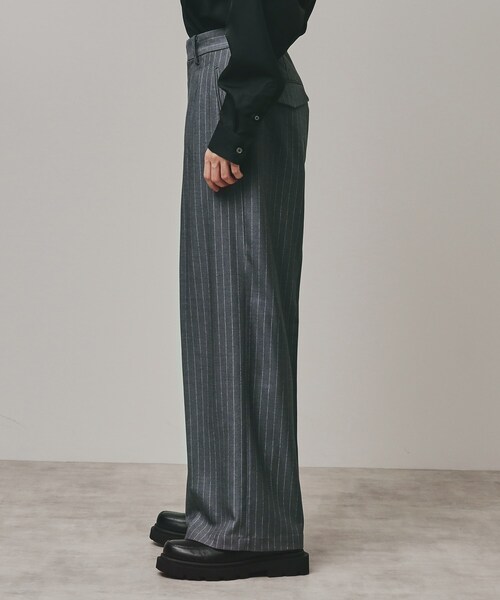 tk.TAKEO KIKUCHI(ティーケータケオキクチ)の「◆【Aラインシリーズ】TRワイドスラックス(その他パンツ・メンズ・チャコールグレー/ベージュ/ブラック/グレー系2/ネイビー系2・02/01/03)」の9枚目の写真