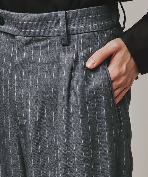 tk.TAKEO KIKUCHI(ティーケータケオキクチ)の「◆【Aラインシリーズ】TRワイドスラックス(その他パンツ・メンズ・チャコールグレー/ベージュ/ブラック/グレー系2/ネイビー系2・02/01/03)」の12枚目の写真