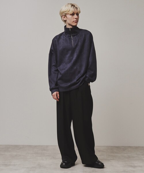 tk.TAKEO KIKUCHI(ティーケータケオキクチ)の「◆【Aラインシリーズ】TRワイドスラックス(その他パンツ・メンズ・チャコールグレー/ベージュ/ブラック/グレー系2/ネイビー系2・02/01/03)」の21枚目の写真