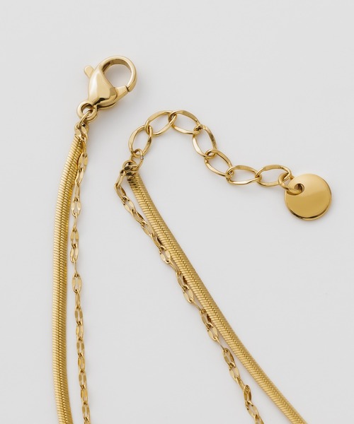 ciite' surgical stainless（シーテサージカルステンレス）の「【 金属アレルギー対応 】 2連ビジューチェーンブレスレット サージカルステンレス（ブレスレット・レディース・シルバー/ゴールド・FREE）」の18枚目の写真