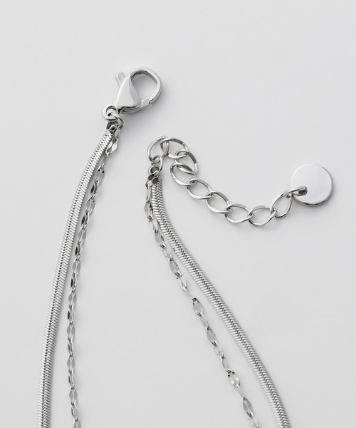 ciite' surgical stainless（シーテサージカルステンレス）の「【 金属アレルギー対応 】 2連ビジューチェーンブレスレット サージカルステンレス（ブレスレット・レディース・シルバー/ゴールド・FREE）」の21枚目の写真