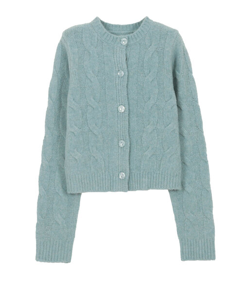 KOBE LETTUCE（コウベレタス）の「［ 岡部あゆみさんコラボ ］ カーディガンorトップスの選べる3タイプニットプルオーバー（ニット/セーター・レディース・パープル系/グレー系/ホワイト系/ブルー系/ピンク系1/ブルー系1/ホワイト/ピンク系/パープル系1/グレー系1/ブルー系2/ピンク系2/ピンク系5/ホワイト系1/グレー系2・M/M1/M2）」の9枚目の写真