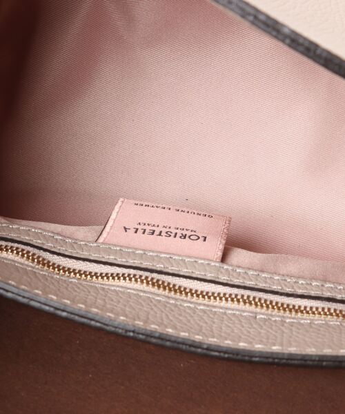 LORISTELLA（ロリステッラ）の「【LORISTELLA/ロリステッラ】BETH ベス　ハンドバッグ　ショルダー ワンハンドル バッグ（ショルダーバッグ・レディース・チャコールグレー/グレー/ブラック/ブラウン/クリーム/ライトブラウン/カーキ/モカ・FREE）」の11枚目の写真