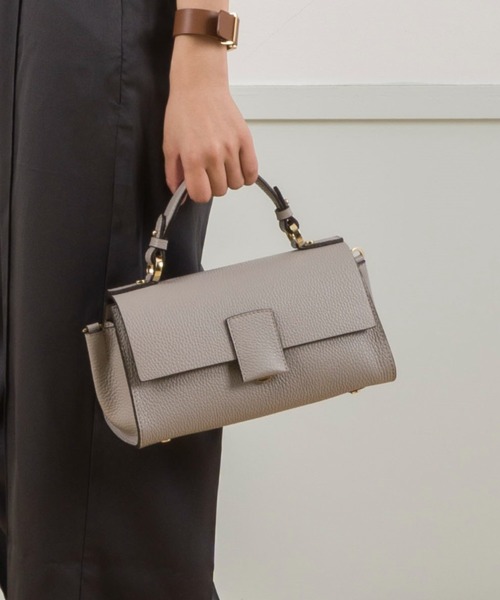 LORISTELLA（ロリステッラ）の「【LORISTELLA/ロリステッラ】BETH ベス　ハンドバッグ　ショルダー ワンハンドル バッグ（ショルダーバッグ・レディース・チャコールグレー/グレー/ブラック/ブラウン/クリーム/ライトブラウン/カーキ/モカ・FREE）」の3枚目の写真