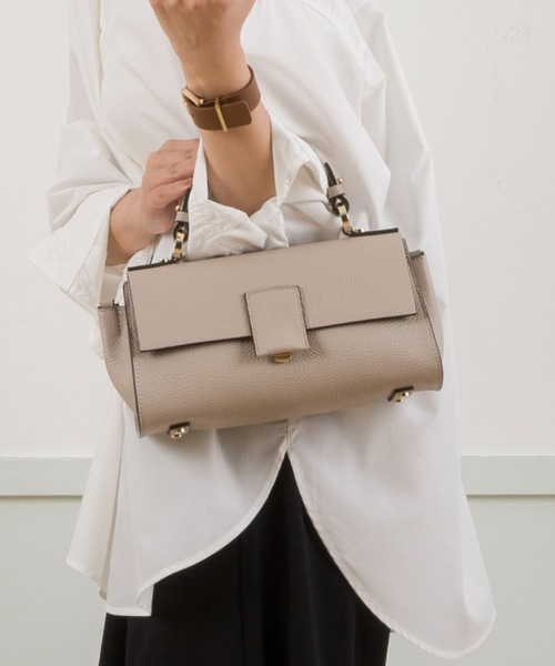 LORISTELLA（ロリステッラ）の「【LORISTELLA/ロリステッラ】BETH ベス　ハンドバッグ　ショルダー ワンハンドル バッグ（ショルダーバッグ・レディース・チャコールグレー/グレー/ブラック/ブラウン/クリーム/ライトブラウン/カーキ/モカ・FREE）」の2枚目の写真