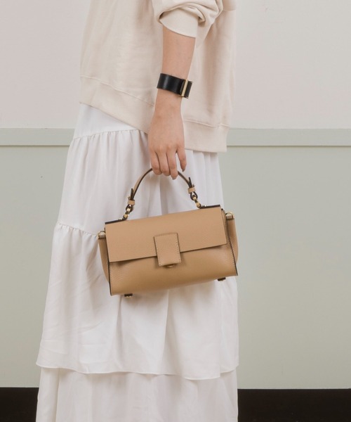 LORISTELLA（ロリステッラ）の「【LORISTELLA/ロリステッラ】BETH ベス　ハンドバッグ　ショルダー ワンハンドル バッグ（ショルダーバッグ・レディース・チャコールグレー/グレー/ブラック/ブラウン/クリーム/ライトブラウン/カーキ/モカ・FREE）」の5枚目の写真