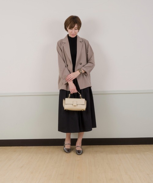 LORISTELLA（ロリステッラ）の「【LORISTELLA/ロリステッラ】BETH ベス　ハンドバッグ　ショルダー ワンハンドル バッグ（ショルダーバッグ・レディース・チャコールグレー/グレー/ブラック/ブラウン/クリーム/ライトブラウン/カーキ/モカ・FREE）」の18枚目の写真