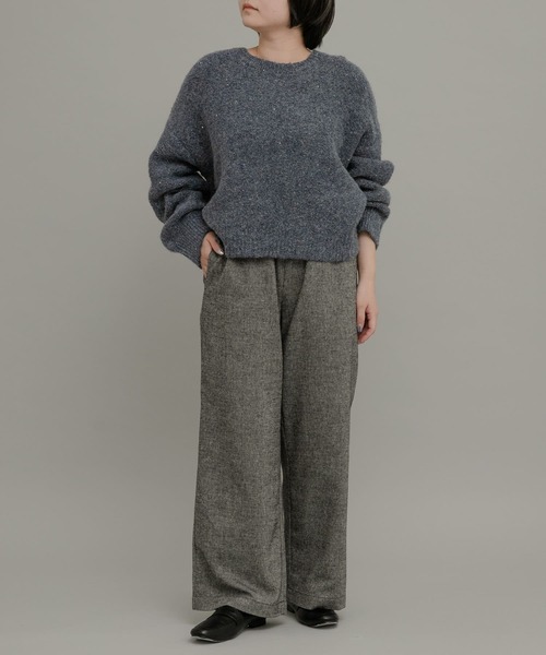 URBAN RESEARCH Sonny Label（アーバンリサーチサニーレーベル）の「ツイードイージーパンツ（その他パンツ・レディース・ブラック/グレー・36/38）」の19枚目の写真