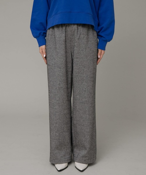 URBAN RESEARCH Sonny Label（アーバンリサーチサニーレーベル）の「ツイードイージーパンツ（その他パンツ・レディース・ブラック/グレー・36/38）」の16枚目の写真