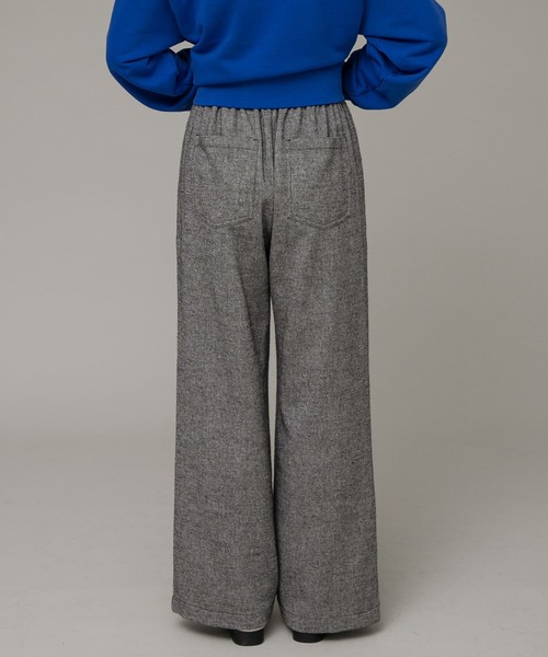 URBAN RESEARCH Sonny Label（アーバンリサーチサニーレーベル）の「ツイードイージーパンツ（その他パンツ・レディース・ブラック/グレー・36/38）」の14枚目の写真