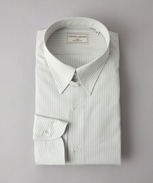 UNITED ARROWS | LEGGIUNO/グレーストライプ タブカラーシャツ(ビジネスシャツ)