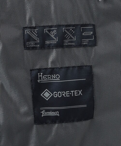 ＜HERNO＞ LAMINAR GORE-TEX/ラミナ― ゴアテックス/ステンカラー ダウンコート（ダウンジャケット/コート）｜HERNO（ヘルノ）