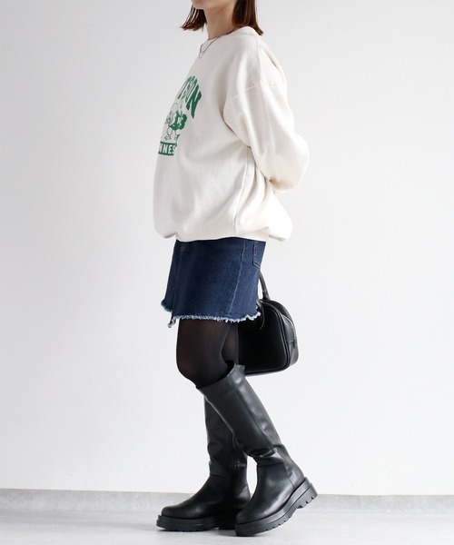 トレーナー スウェット 「SCREEN STARS × Cepo」裏起毛ロゴクルーネックプルオーバー レディース メンズ SCREEN STARS トレーナー スウェット 「SCREEN × Cepo」裏起毛