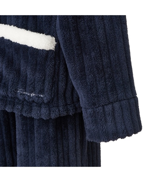 Francfranc（フランフラン）の「ウォームフリース パジャマ メンズ ネイビー（ルームウェア/パジャマ・レディース・ネイビー・FREE）」の5枚目の写真