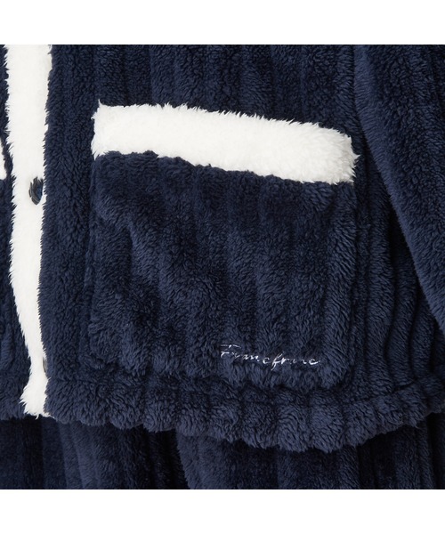 Francfranc（フランフラン）の「ウォームフリース パジャマ メンズ ネイビー（ルームウェア/パジャマ・レディース・ネイビー・FREE）」の6枚目の写真