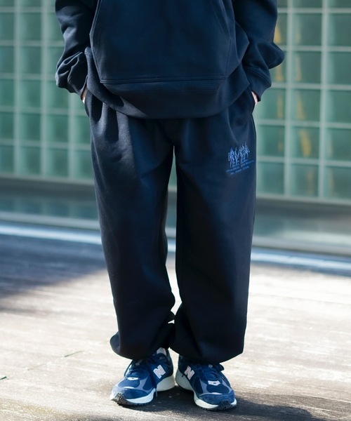 【セール】RVCA メンズ METALURGY SWEAT PANT セットアップボトムス/ルーカセットアップ対応ロゴ刺繍スウェットパンツ（スウェットパンツ）｜RVCA（ルーカ）