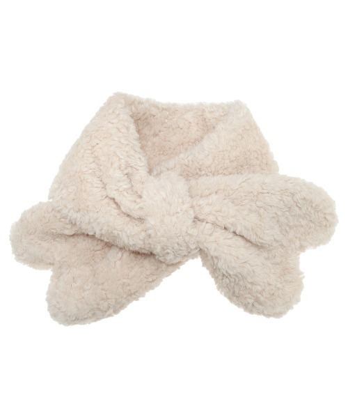 F i.n.t（フィント）の「リボンタイフェイクボアティペット/F&A/fint（ストール/ショール・レディース・クリーム/ピンク/ブラウン・FREE）」の10枚目の写真