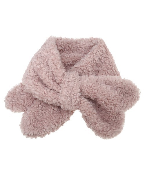 F i.n.t（フィント）の「リボンタイフェイクボアティペット/F&A/fint（ストール/ショール・レディース・クリーム/ピンク/ブラウン・FREE）」の11枚目の写真