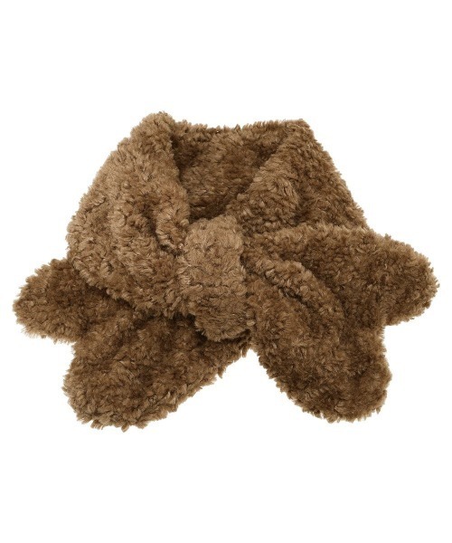 F i.n.t（フィント）の「リボンタイフェイクボアティペット/F&A/fint（ストール/ショール・レディース・クリーム/ピンク/ブラウン・FREE）」の12枚目の写真