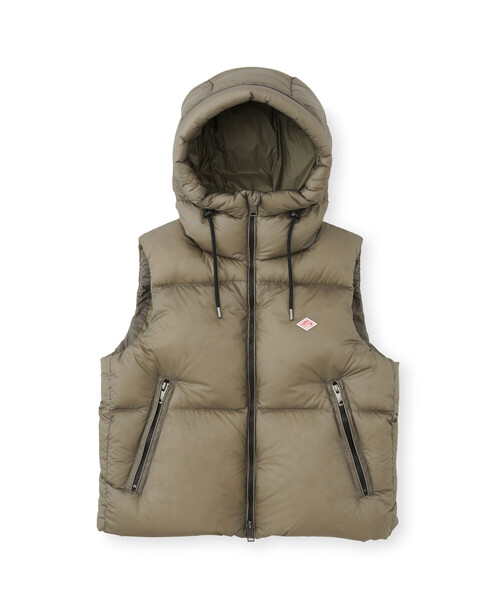 DANTON（ダントン）の「WOMEN'S MICRO RIPSTOP MIDDLE DOWN VEST