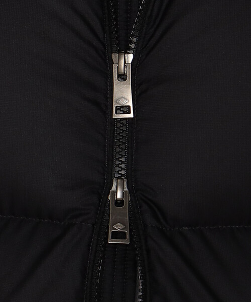 DANTON（ダントン）の「WOMEN'S MICRO RIPSTOP MIDDLE DOWN VEST（ダウンベスト・レディース・ベージュ系その他/チャコール/ブラック・S/M）」の17枚目の写真