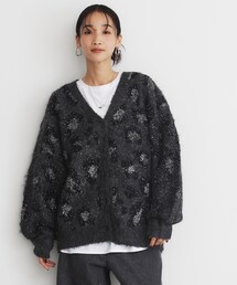 THE SHOP TK | ◆起毛ヒョウ柄Vネックカーディガン(カーディガン/ボレロ)