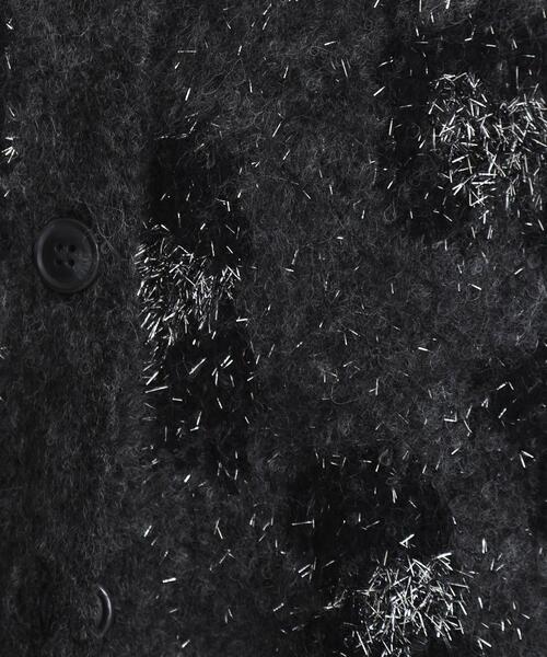 THE SHOP TK （ザ ショップ ティーケー ）の「◆起毛ヒョウ柄Vネックカーディガン（カーディガン/ボレロ・レディース・ベージュ系/チャコール・99）」の12枚目の写真