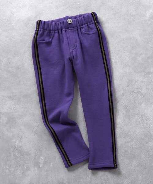 F.O.KIDS（エフオーキッズ）の「裏シャギーサイドラインパンツ（その他パンツ・キッズ・ブラック/パープル/グレー/グリーン/ブラウン・140/130/120/110/100/90/80）」の5枚目の写真