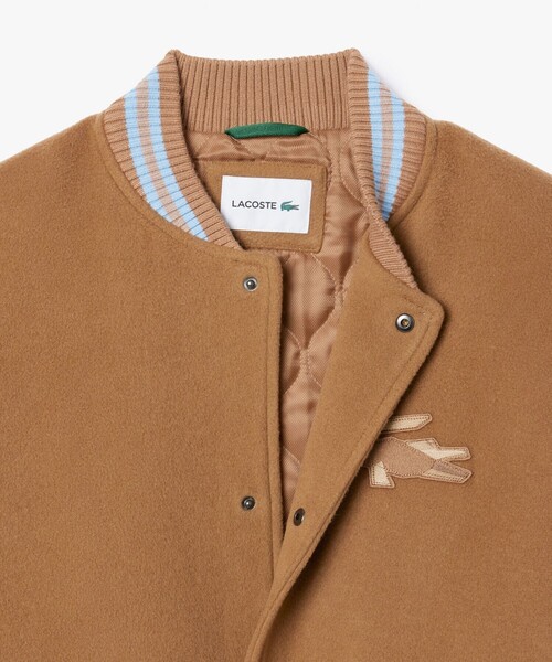 LACOSTE（ラコステ）の「裏地キルティング ウールバーシティ