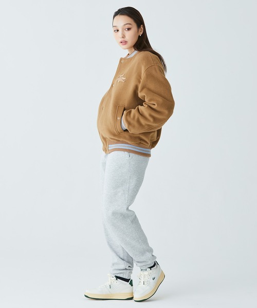 LACOSTE（ラコステ）の「裏地キルティング ウールバーシティジャケット