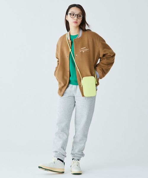 LACOSTE（ラコステ）の「裏地キルティング ウールバーシティジャケット