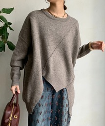 DouDou | 【WEB限定】ステッチドルマンニット(ニット/セーター)