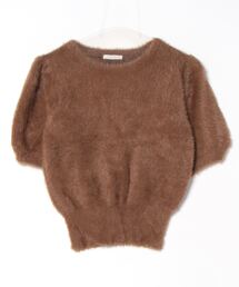 Te chichi | シャギーハーフスリーブプルオーバー(ニット/セーター)