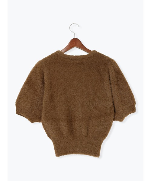 Te chichi（テチチ）の「シャギーハーフスリーブプルオーバー（ニット/セーター・レディース・ネイビー/ブラウン・F）」の11枚目の写真